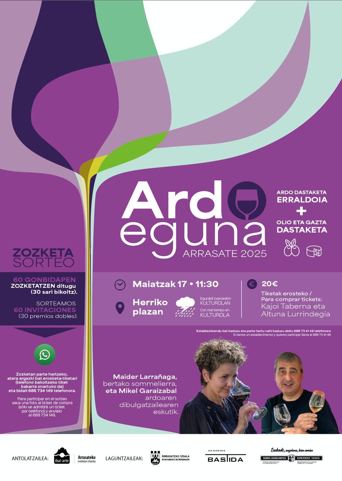 Cartel que anuncia la segunda edición del Ardo Eguna.