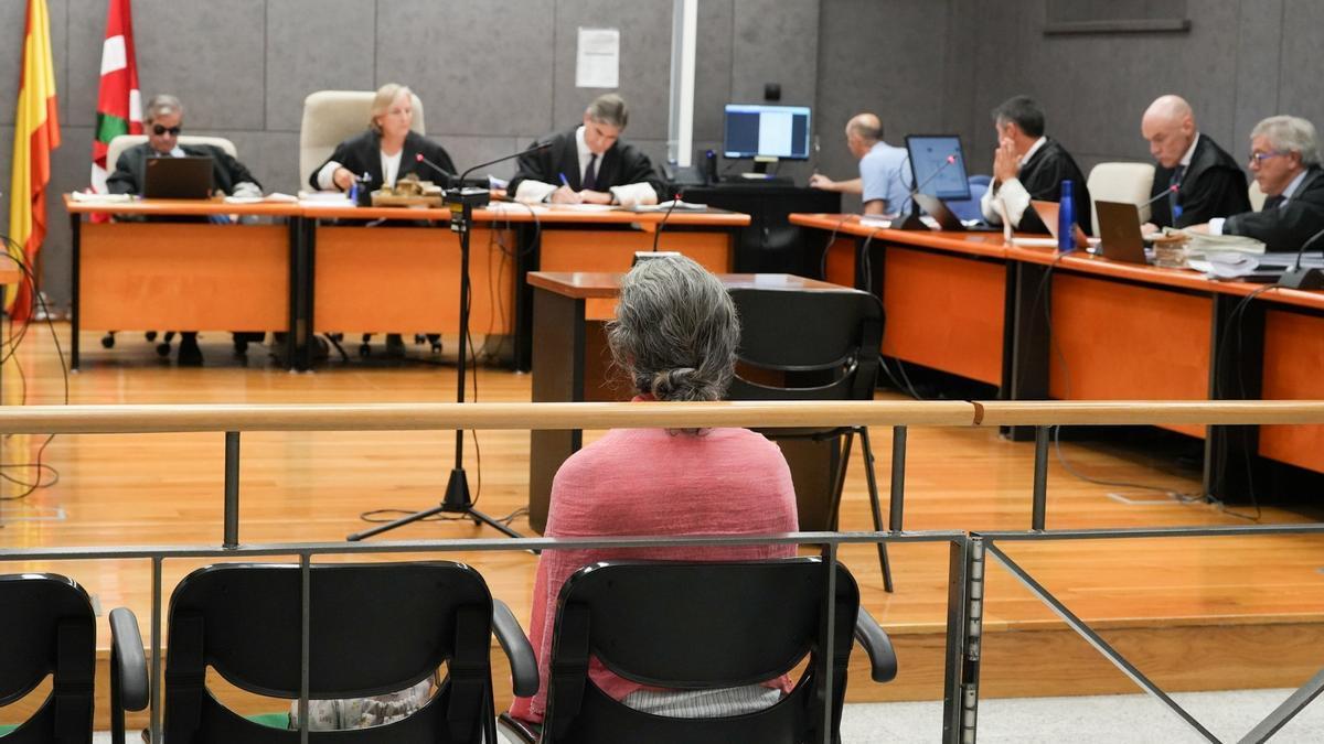 Momento del juicio de la enfermera de Kabiezes. Jose Mari Martínez