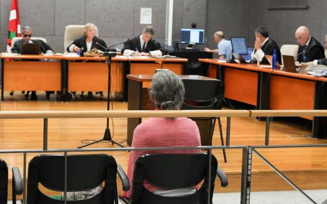 Momento del juicio de la enfermera de Kabiezes. Jose Mari Martínez