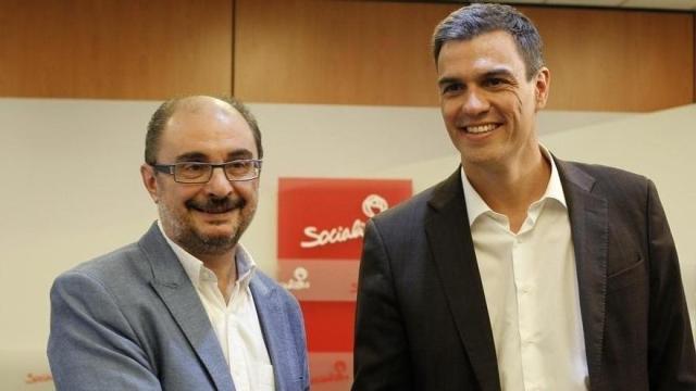 A juicio de Lambán, esta situación viene del año 2015, cuando algunos dirigentes advirtieron, afirma, que Sánchez estaba dispuesto "a cualquier tipo de pacto con tal de llegar al poder". / E.P. A juicio de Lambán, esta situación viene del año 2015, cuando algunos dirigentes advirtieron, afirma, que Sánchez estaba dispuesto "a cualquier tipo de pacto con tal de llegar al poder".