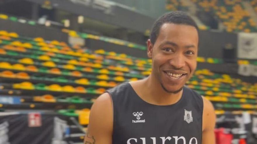 Andrew Goudelock, este martes en Miribilla.