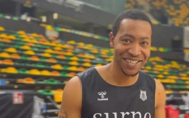 Andrew Goudelock, este martes en Miribilla.