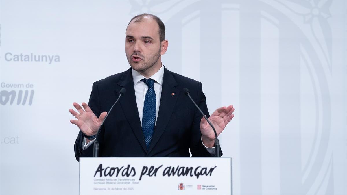 El conseller de Presidencia de la Generalitat catalana, Albert Dalmau.