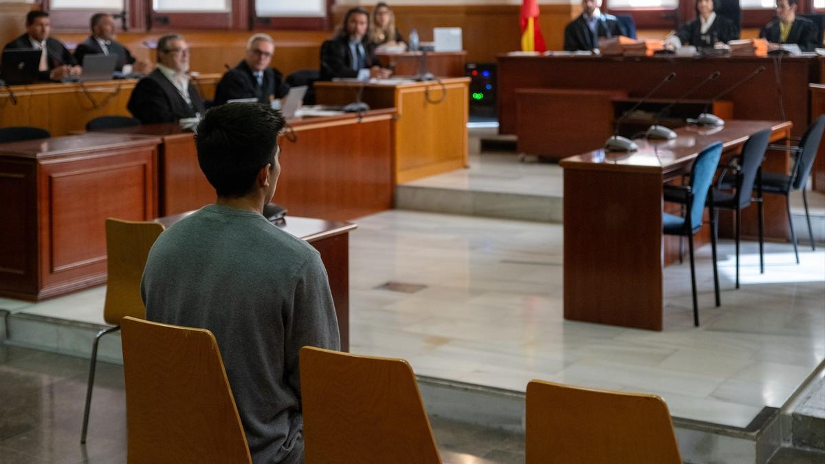 Brian Raimundo, en el juicio.