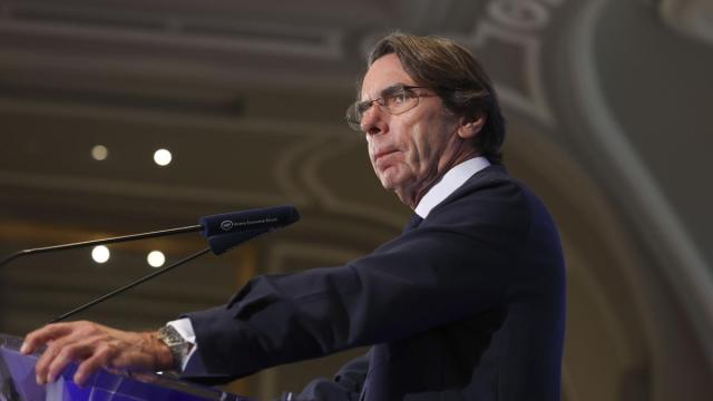 José María Aznar, durante su intervención en el Foro Nueva Economía.
