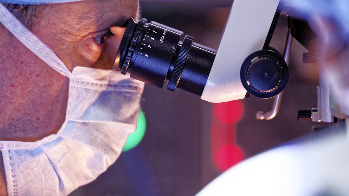 El doctor Araiz lleva décadas investigando la retinosis pigmentaria