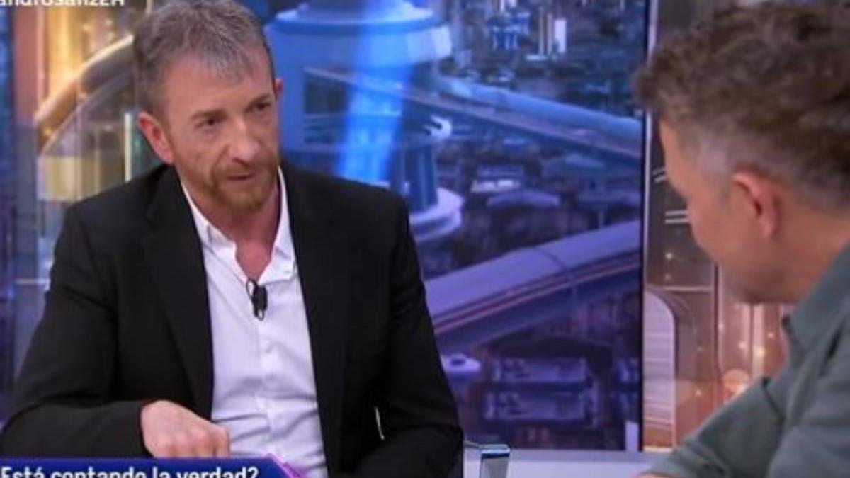 Pablo Motos y Alejando Sanz en 'El Hormiguero'