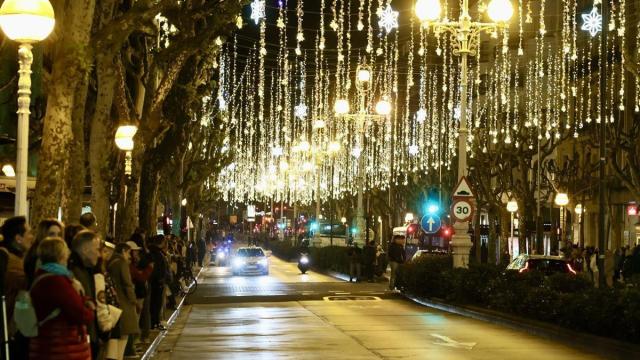 Luces de Navidad en Donostia