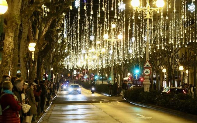 Luces de Navidad en Donostia