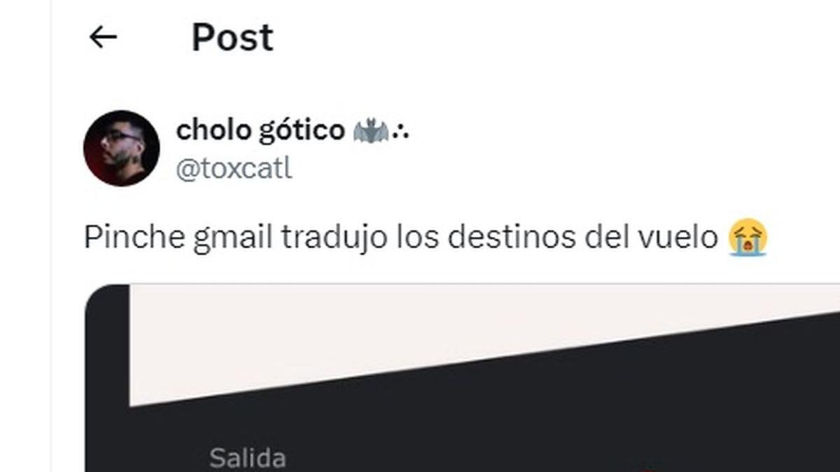 El comienzo del post.