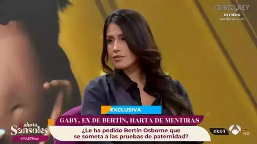 Gabriela Guillén acude al programa 'Y ahora Sonsoles'.