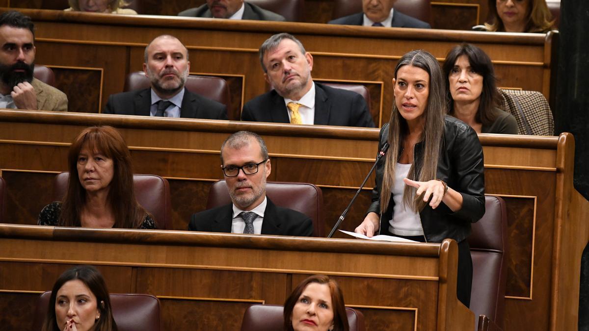 Miriam Nogueras, portavoz de Junts en Congreso, le afeó a Pedro Sánchez que solo se acuerda del 'lawfare' cuando le toca a él