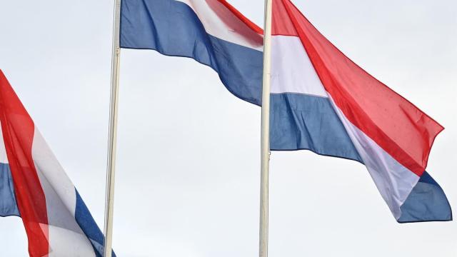 La bandera de Países Bajos.