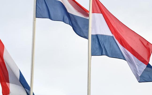 La bandera de Países Bajos.