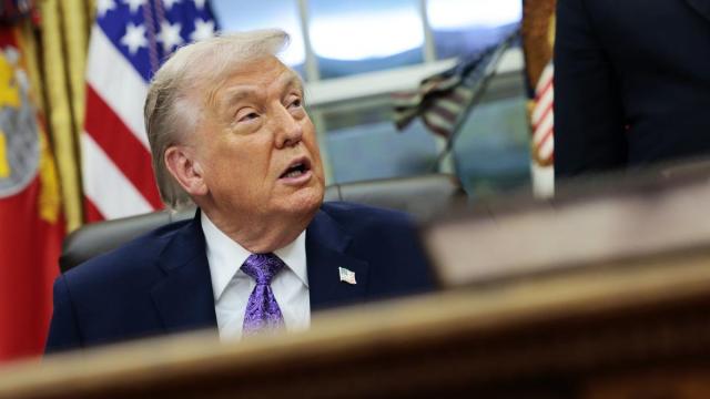 El presidente estadounidense, Donald Trump