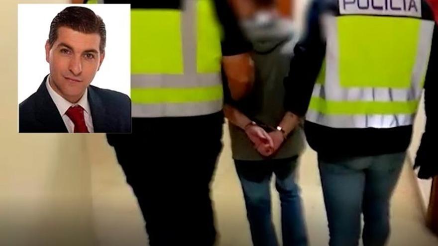 Imágenes de la detención en Zaragoza por parte de la Policía Nacional de César Román Virueta, el conocido como Rey del cachopo