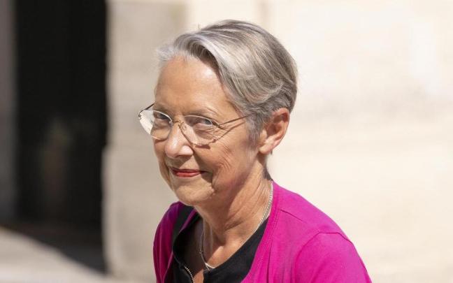 La ex primera ministra francesa Élisabeth Borne.