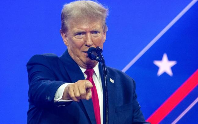 Donald Trump, durante un acto política. / EP Donald Trump, durante un acto política.