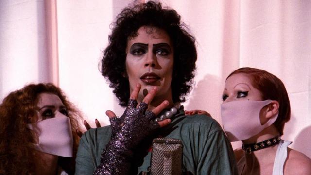 Tim Curry como el Dr. Frank-N-Furter en 'The rocky horror picture show'