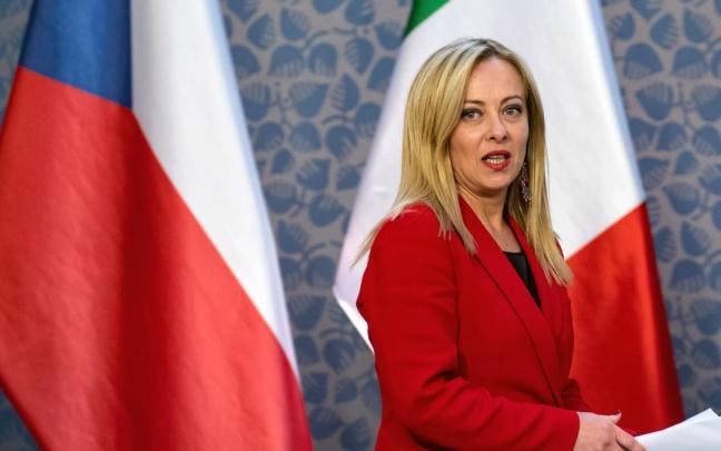 La primera ministra italiana Giorgia Meloni. La primera ministra italiana Giorgia Meloni.