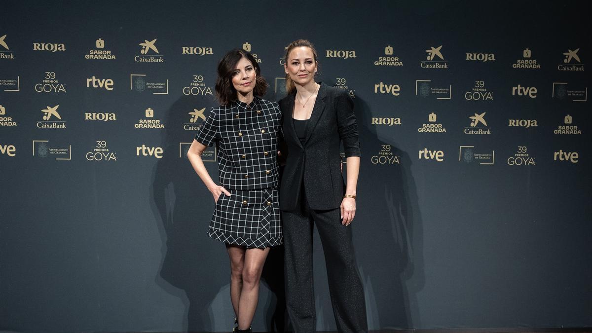 Las actrices Leonor Watling y Maribel Verdú, presentadoras de los Premios Goya 2025.