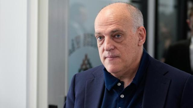 Javier Tebas, presidente de la liga española de fútbol profesional.