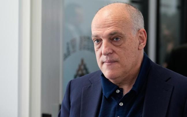 Javier Tebas, presidente de la liga española de fútbol profesional.