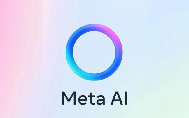 Logotipo de Meta AI, el asistente virtual de WhatsApp. / Meta Logotipo de Meta AI, el asistente virtual de WhatsApp.