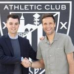 Mikel González y Carlos Gurpegi, en Lezama