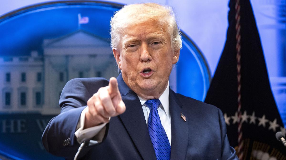 El presidente de Estados Unidos, Donald Trump