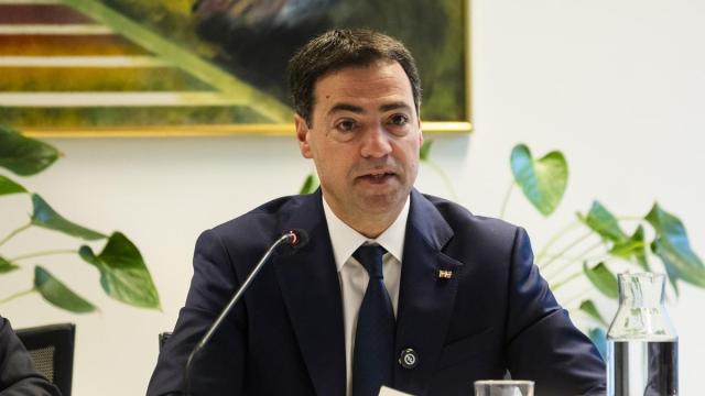 El lehendakari, Imanol Pradales, en el Policy Center en Bruselas