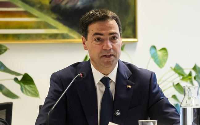 El lehendakari, Imanol Pradales, en el Policy Center en Bruselas