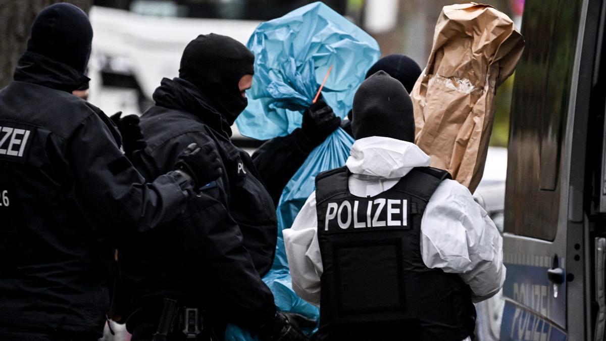 Policías alemanes en una imagen de archivo
