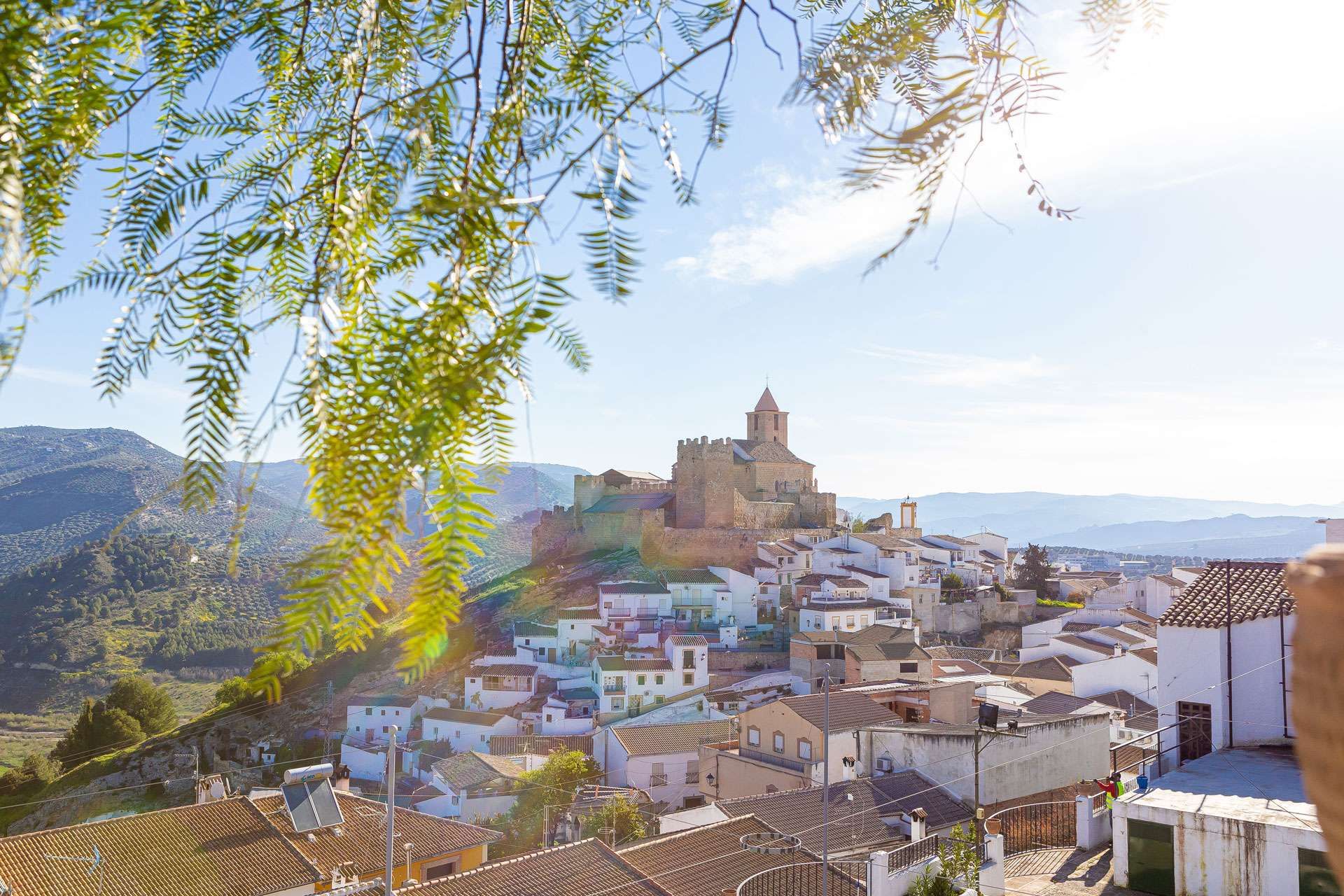 El castillo que dio nombre al pueblo.