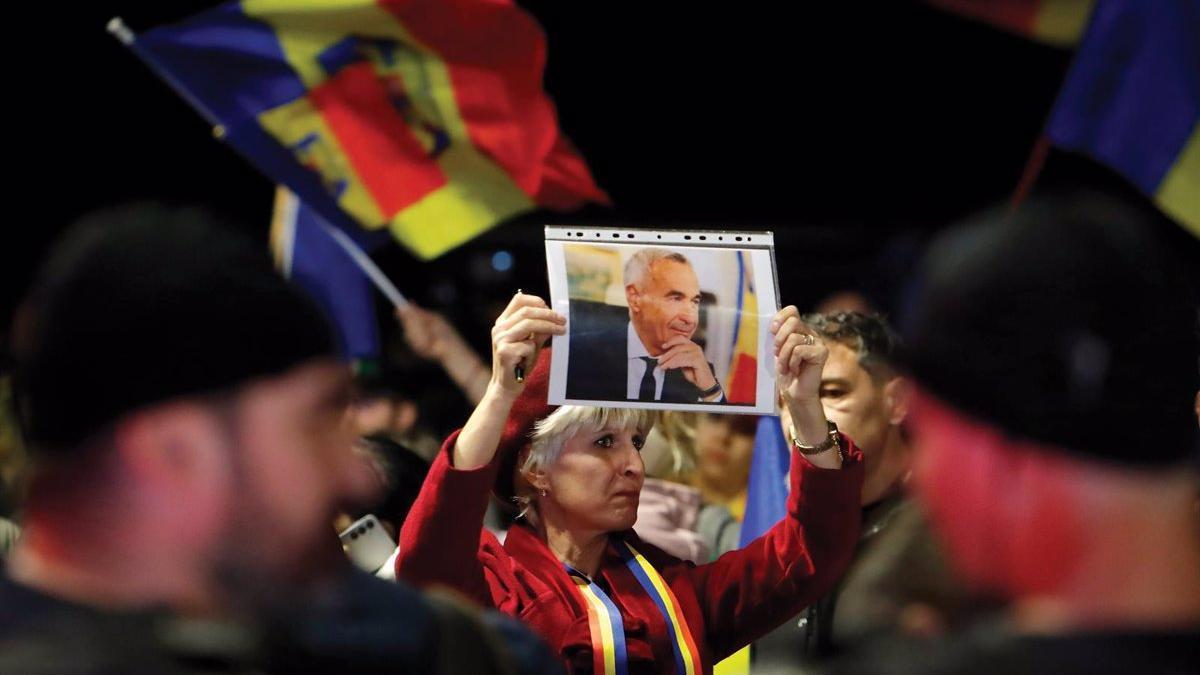 Protestas tras las elecciones rumanas de noviembre de 2024, anuladas por los tribunales tras la victoria de Calin Georgescu