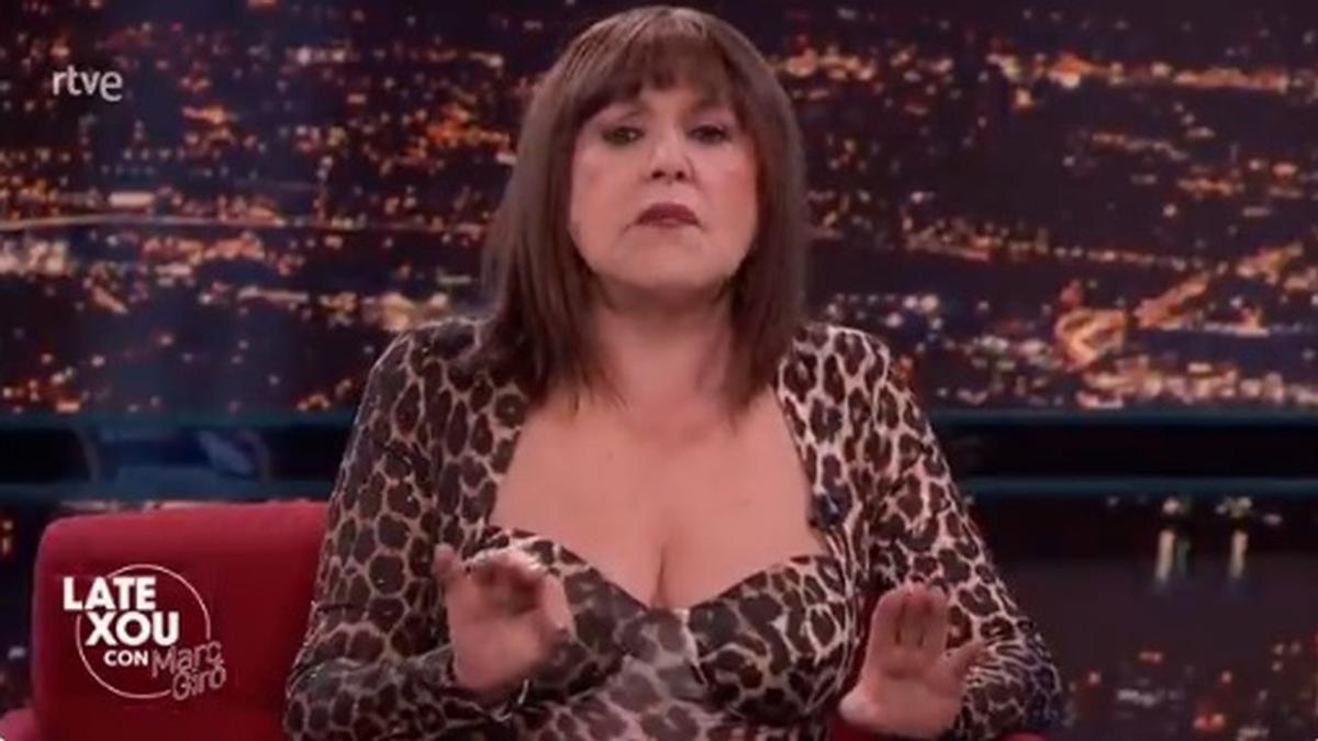 Loles León, en 'Late Xou'.