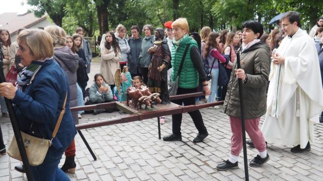 La figura de San Isidro Labrador volverá a protagonizar la procesión del viernes en Arrate.