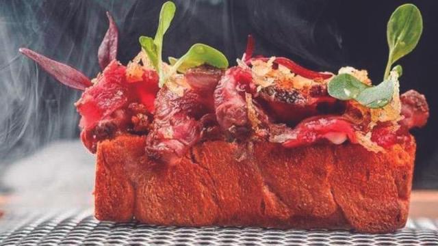 'Piketa', de Ayres del Soto, ganador de la Semana del Pincho de Navarra 2024. Foto: Diario de Noticias