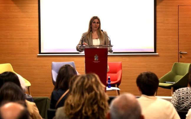 Beatriz Gámiz, en la jornada celebrada en Izarra Centre