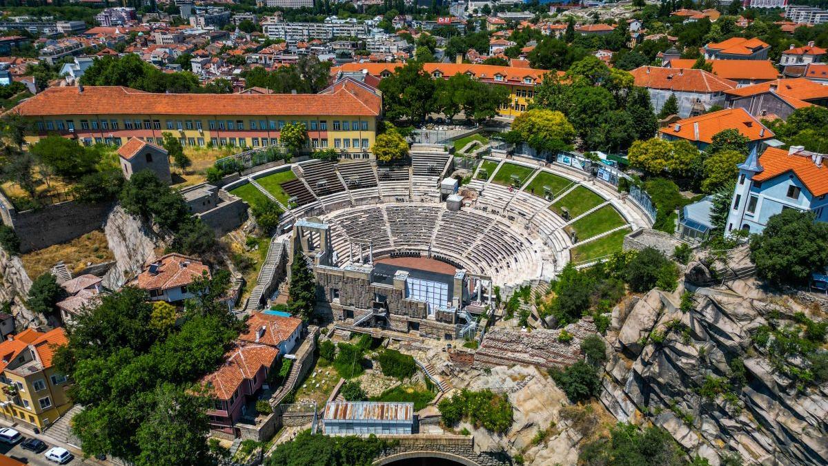 Antigua ciudad de Plovdiv.