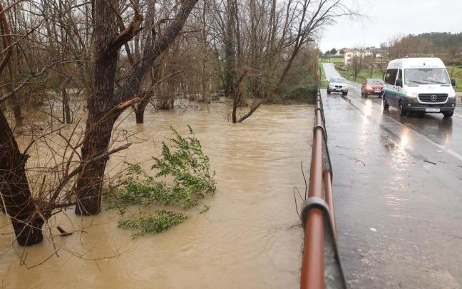 Imagen de archivo de los accesos a Maruri Jatabe bloqueados por la lluvia Imagen de archivo de los accesos a Maruri Jatabe bloqueados por la lluvia