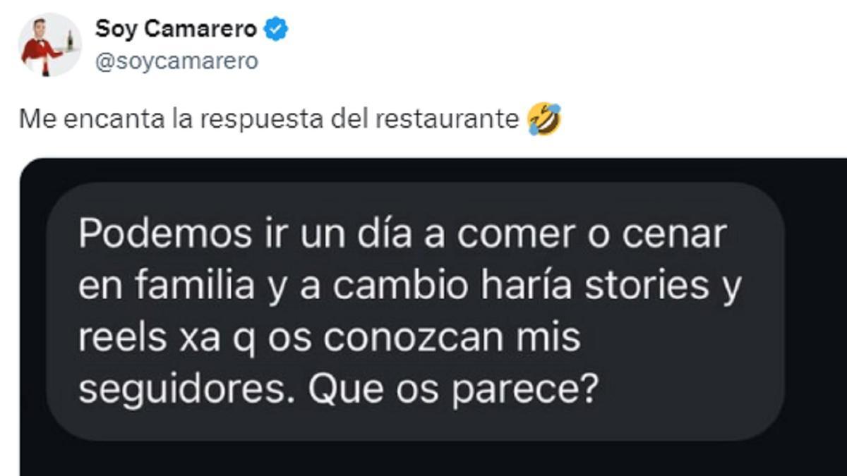 El comienzo del post.