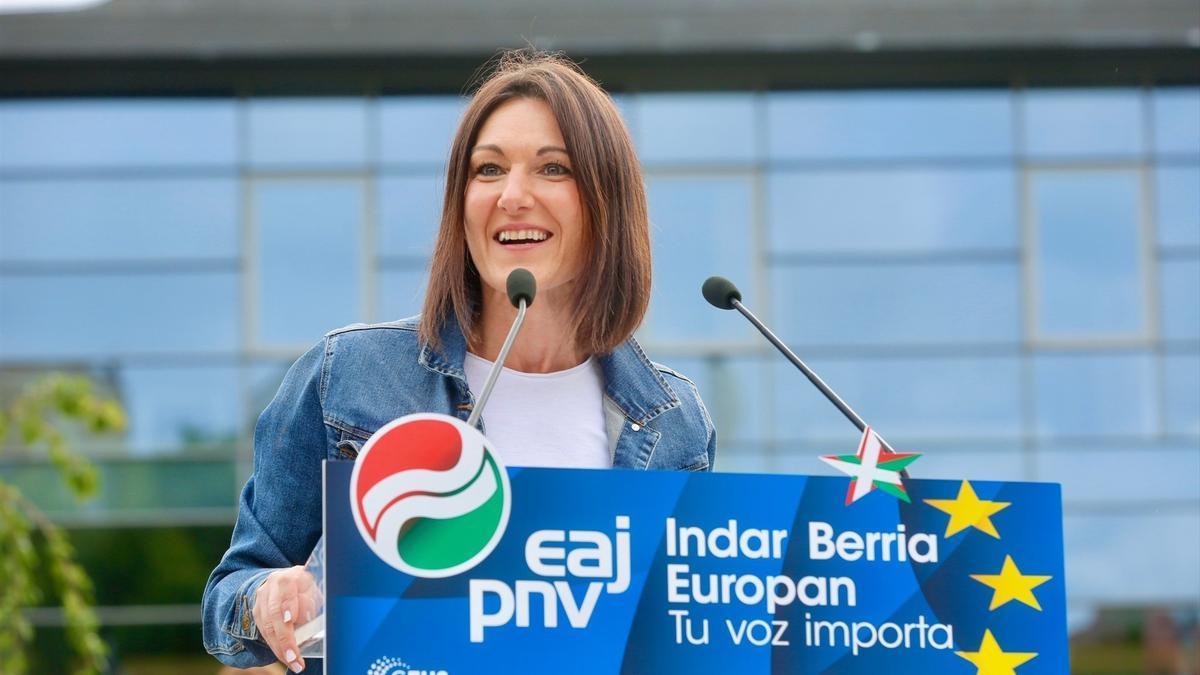 La cabeza de lista del PNV a las elecciones europeas, Oihane Agirregoitia.