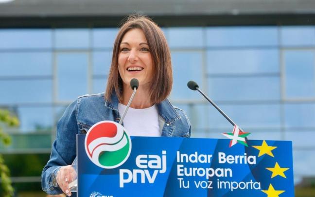 La cabeza de lista del PNV a las elecciones europeas, Oihane Agirregoitia. / EP La cabeza de lista del PNV a las elecciones europeas, Oihane Agirregoitia.