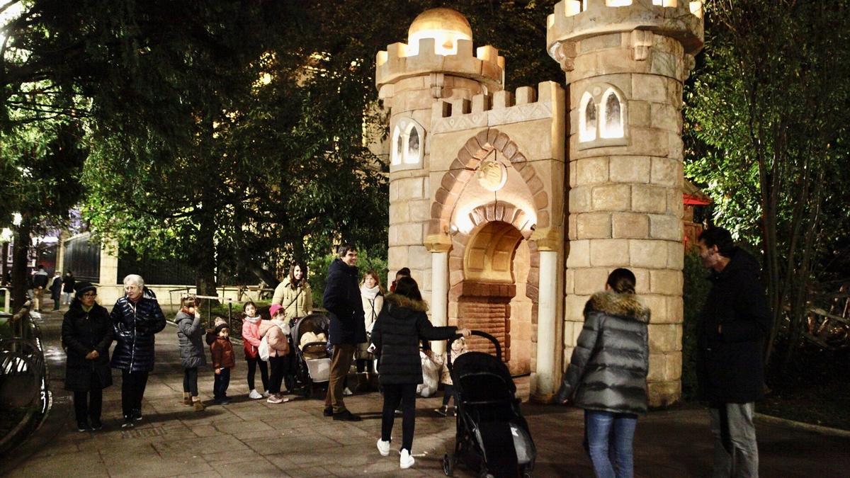 El Belén del parque de La Florida.