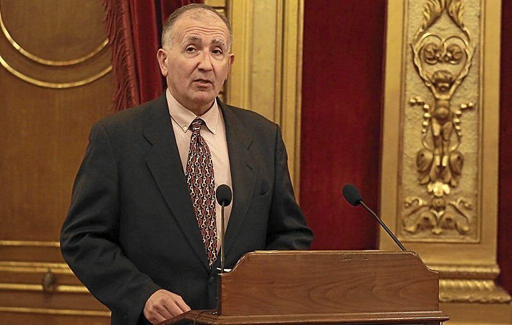 Izu, durante su intervención en el acto del 22 de marzo.