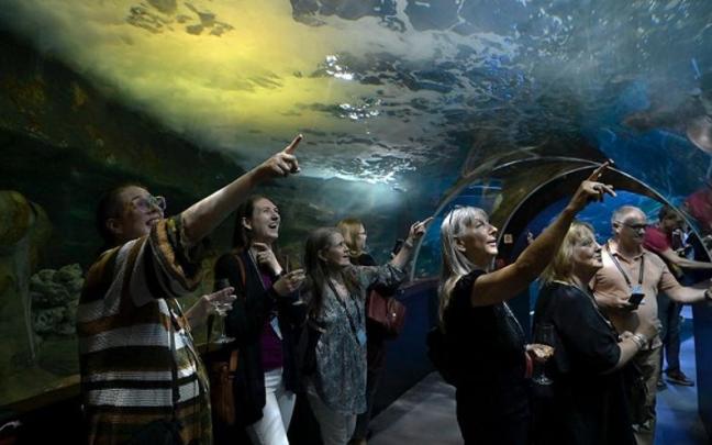 El 'Meet Basque Country 2023' dio comienzo en el Aquarium de Donostia El 'Meet Basque Country 2023' dio comienzo en el Aquarium de Donostia