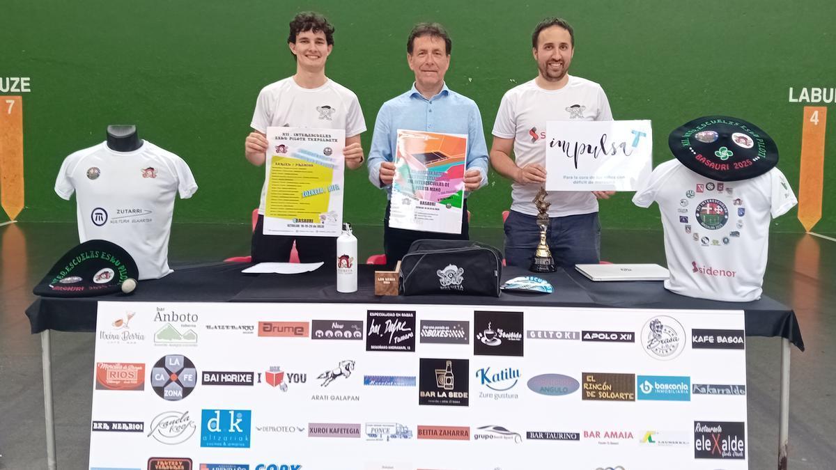 Presentación del XII Torneo Interescuelas que se celebra, este fin de semana, en Basauri