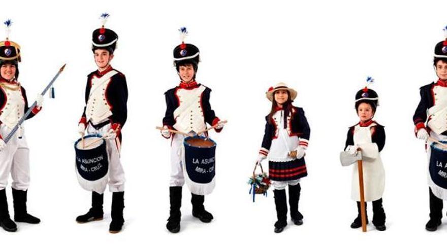 Traje de La Asunción Ikastetxea.