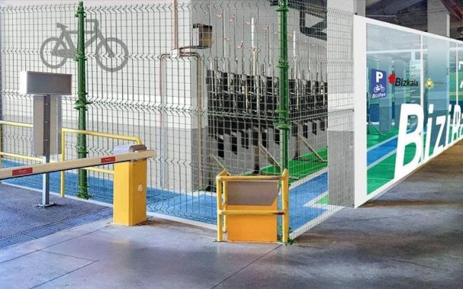 64 bizikletarentzako aparkaleku segurua izango du Portugaletek Pando Aisian.